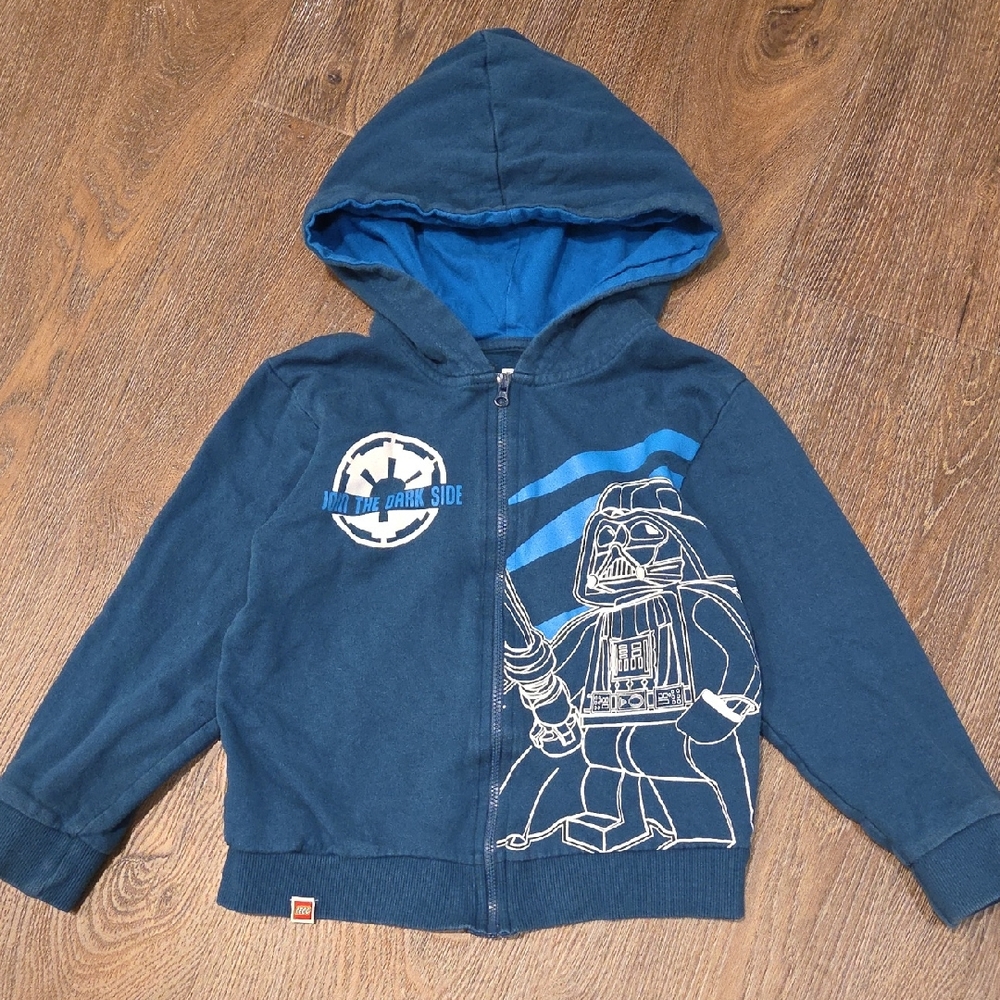 Lego Star Wars Dark Blue Hoodie Boys 5T (Size 110cm)